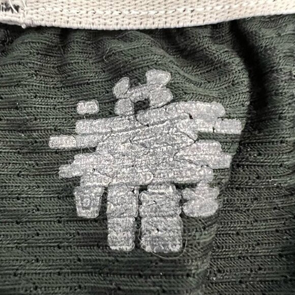 Under Armour Womens Athletic Shorts Black Elastic Waist Pull On Mid Rise L - Picture 11 of 11